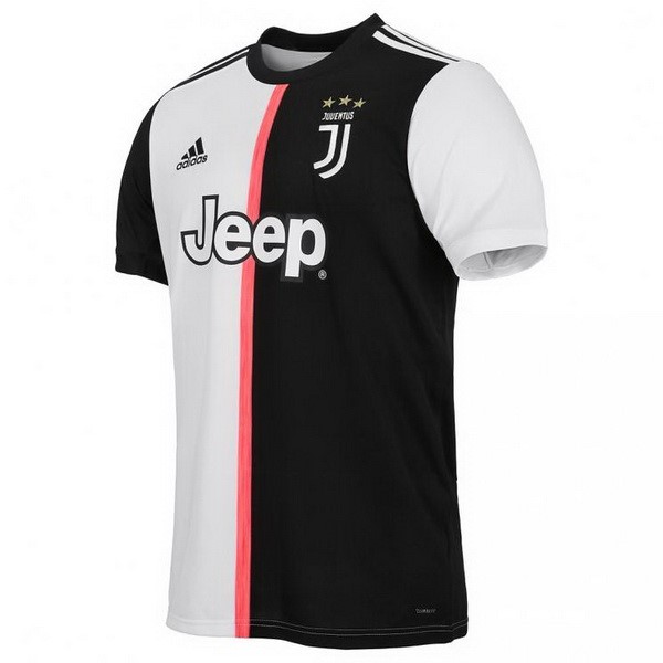 Tailandia Camiseta Juventus 1ª Kit 2019 2020 Blanco Negro